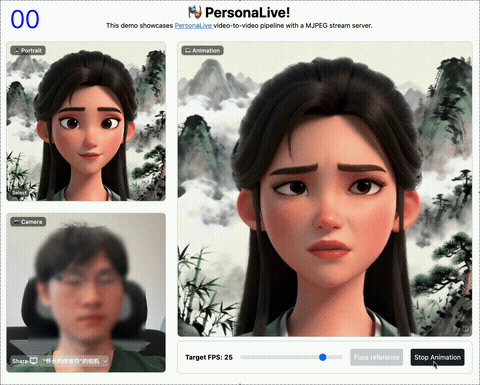 PersonaLive! Expressive Portrait Image Animation for Live Streaming